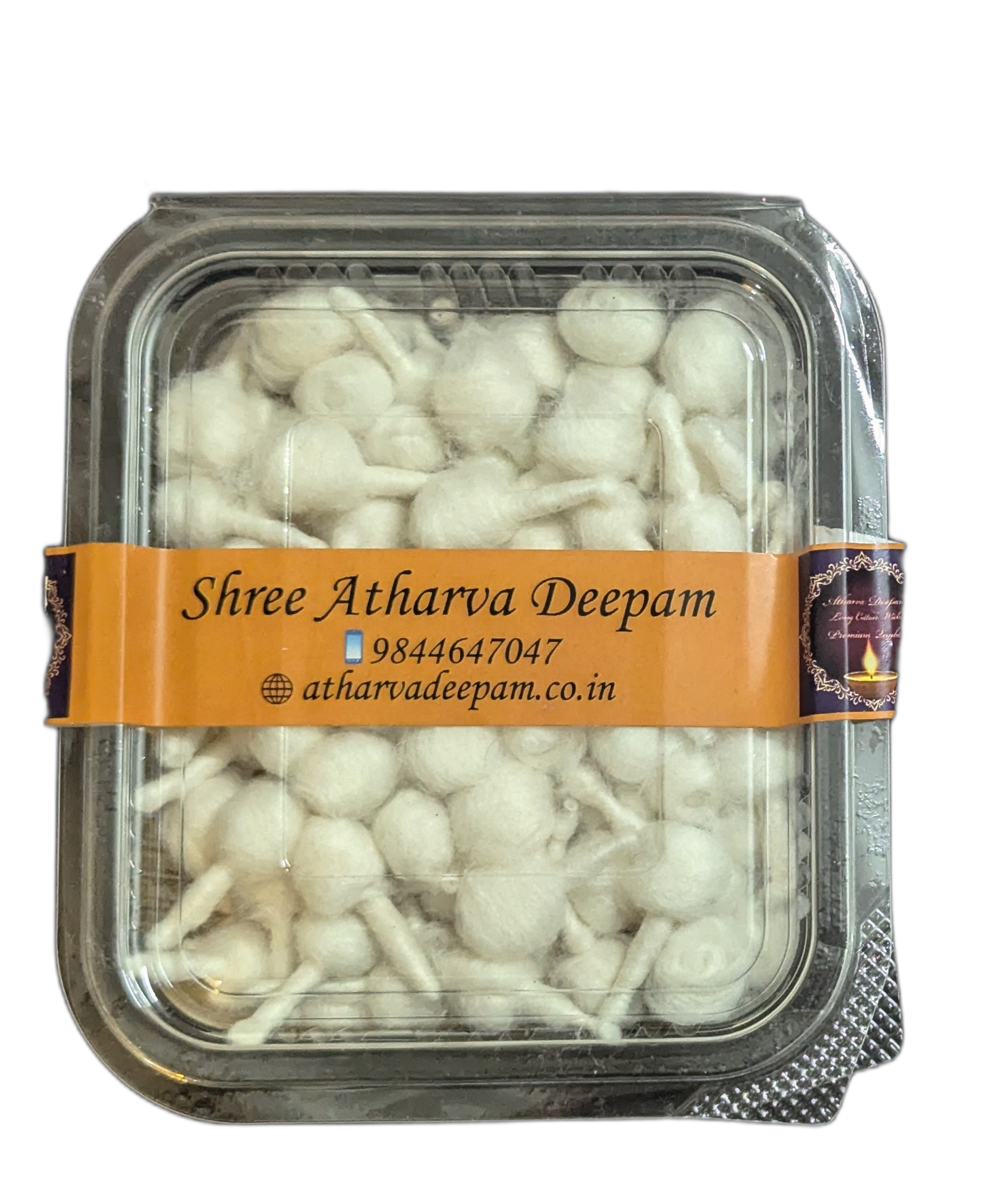 Off White Cotton Wicks Boxes